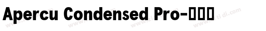 Apercu Condensed Pro字体转换